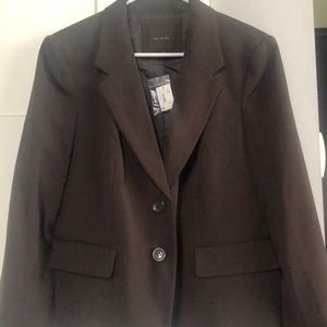 The Limited Brown Blazer sz 14